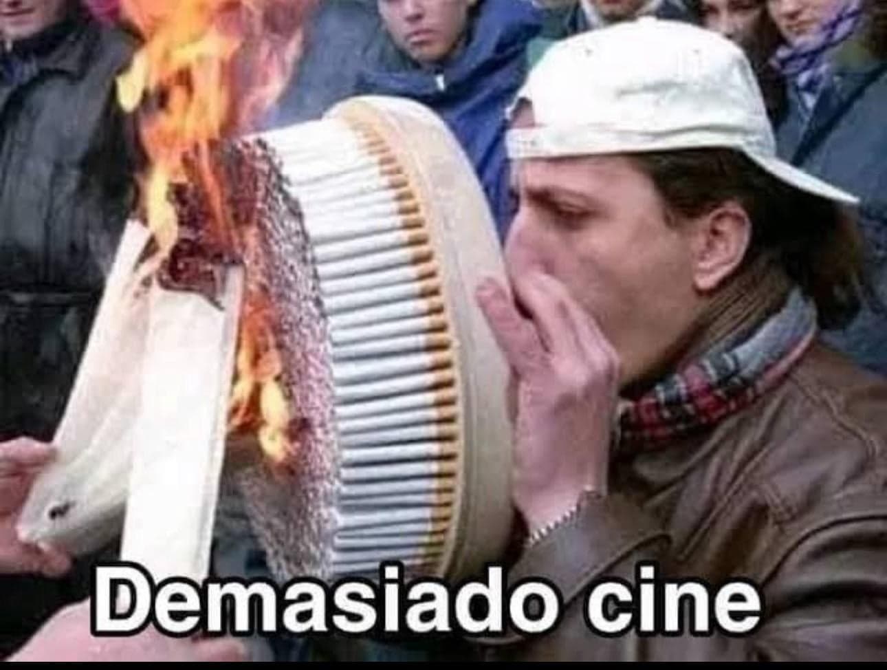 Too Much Cinema Cigarette Cake