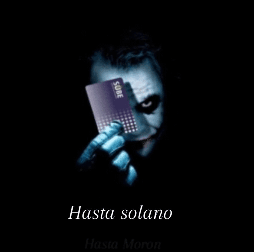 Joker Riding SUBE to Solano and Morón