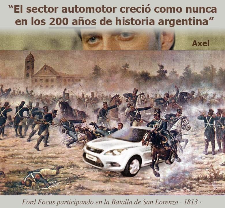 Ford Focus Photoshopped Into Battle of San Lorenzo
