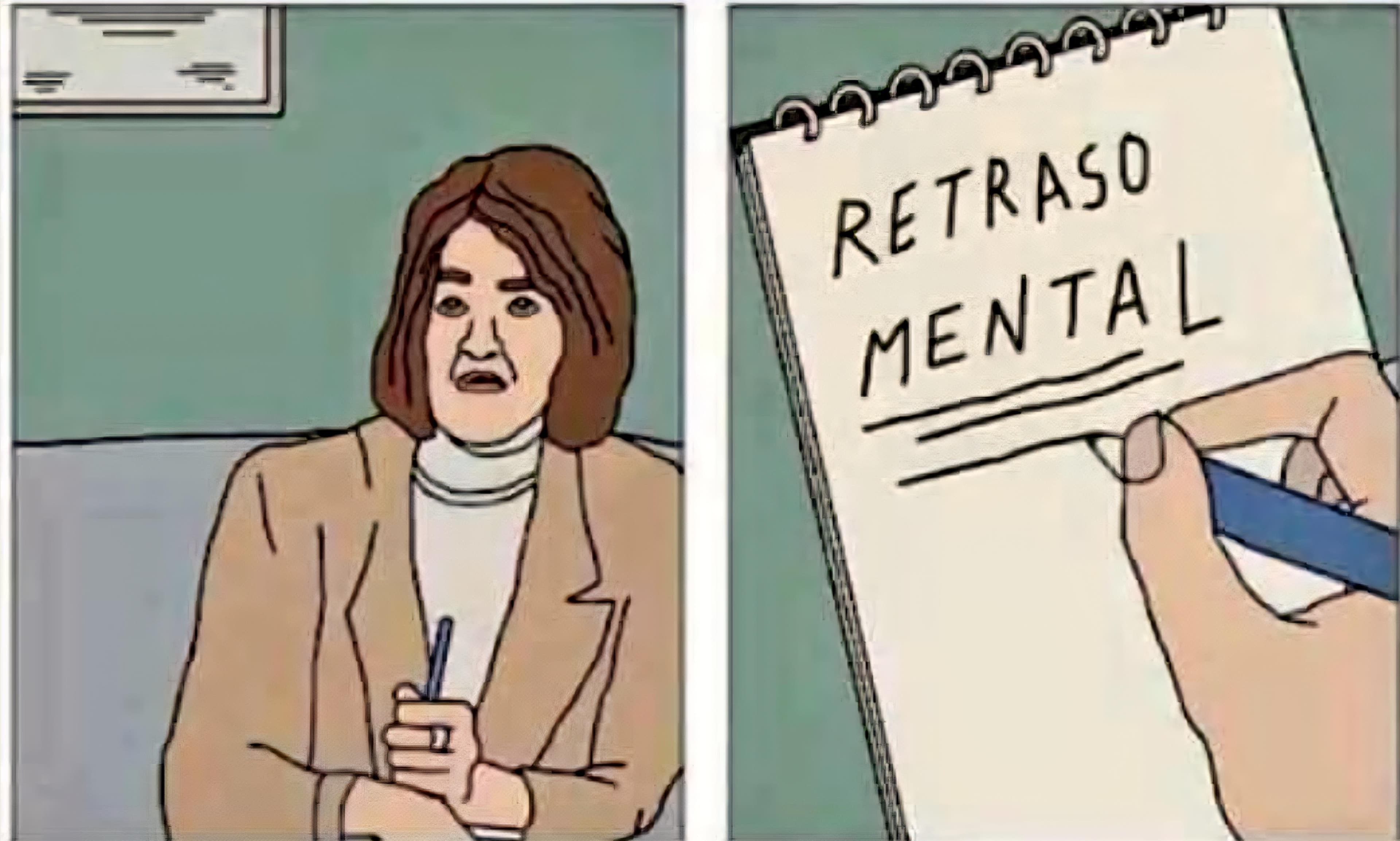 Therapist's Notepad Says It All