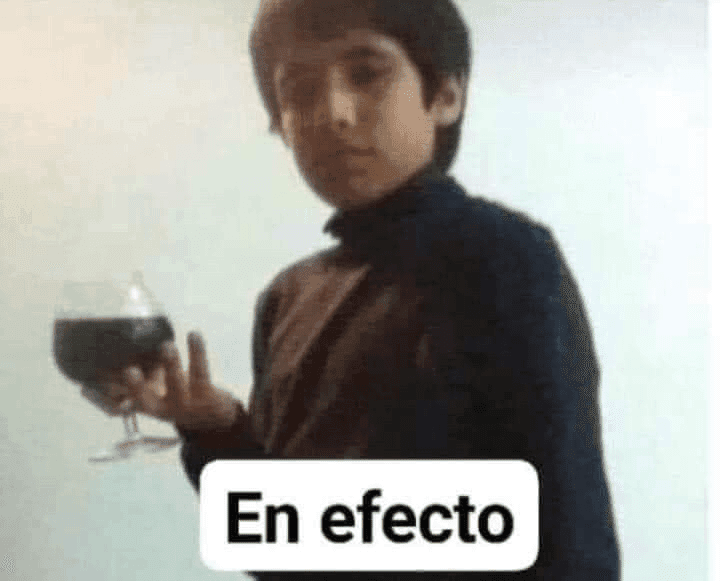 Kid With Wine Glass Says Indeed