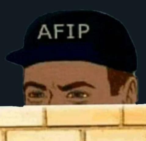 Argentine Tax Agency Kilroy Peeks Over Wall