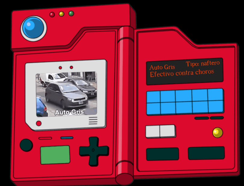 Pokédex Entry: Gray Car, Effective Against Thieves
