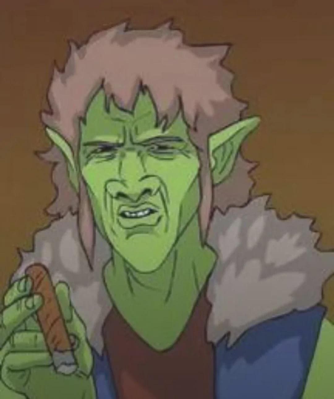 Disgusted Goblin Character