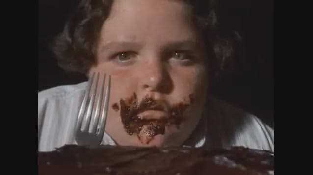 Matilda Eating Chocolate Cake