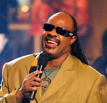 Stevie Wonder Smiling