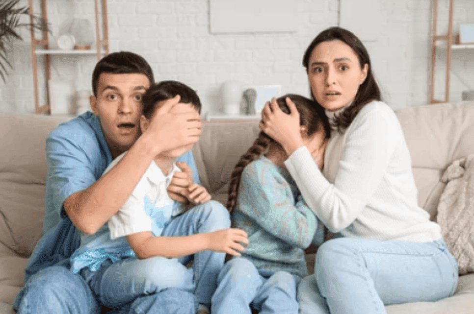 Shocked Parents Shield Kids From the Screen