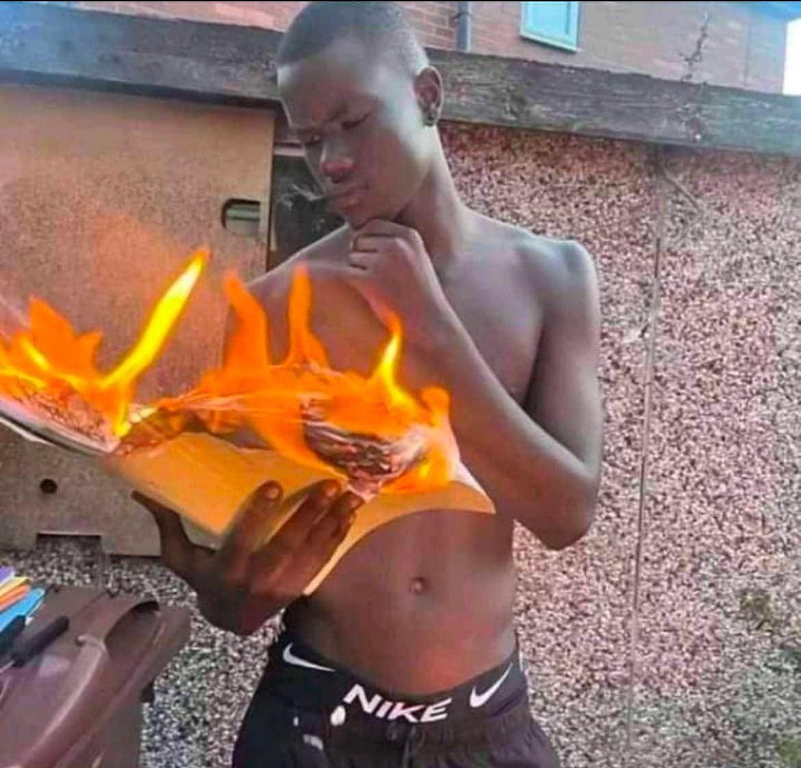 Reading Calmly While the Book Burns