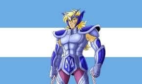 Hyoga Proudly Flies the Argentine Flag