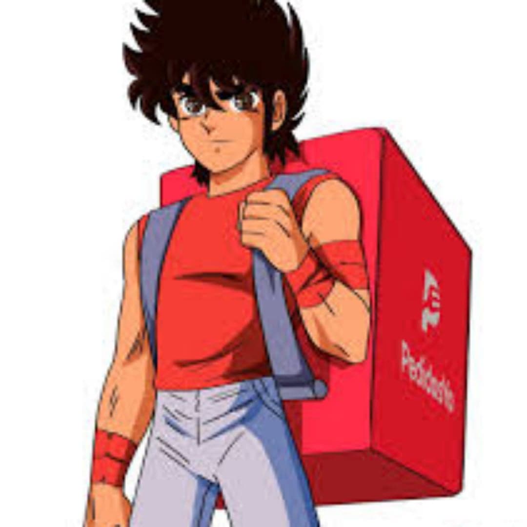 Saint Seiya Switched to Food Delivery