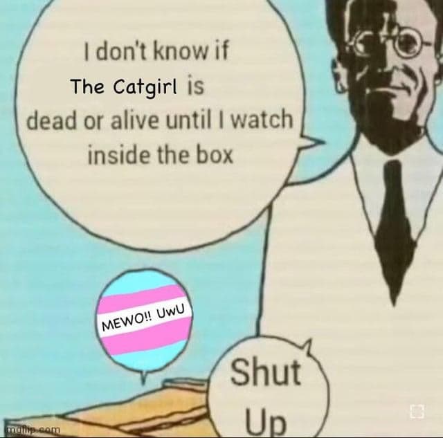 Schrödinger's Catgirl Both Exists and Doesn't