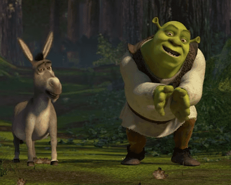 Shrek Scheming While Donkey Has No Idea