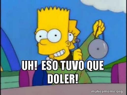 Bart Says That Had to Hurt