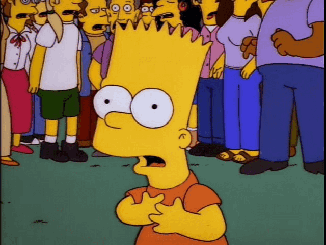 Bart Shocked the Whole Town Saw That