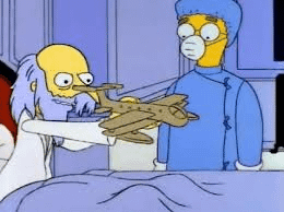 Mr Burns Brings Marge a Fancy Lobster