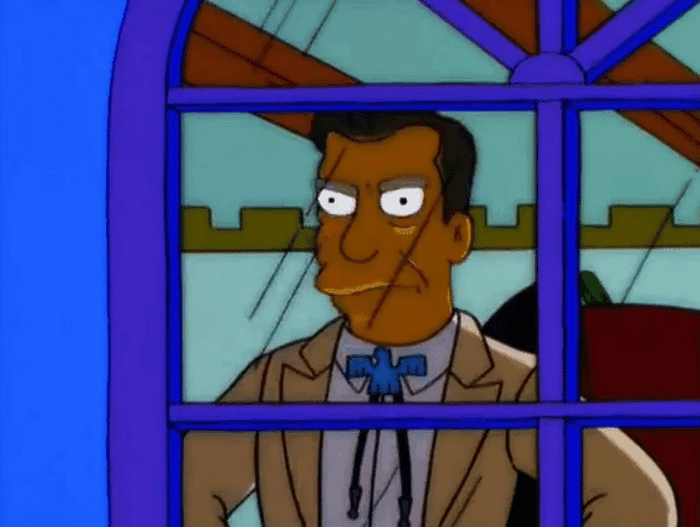 Frank Grimes Judges You Through The Window