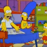 Homer Simpson Couch Scene