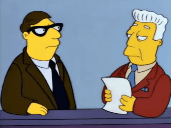 Homer In Bad Disguise Interviewed On Live TV