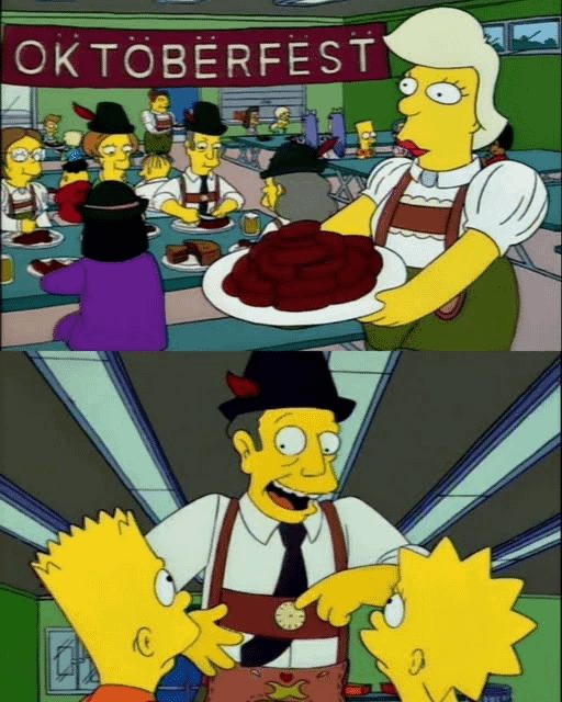 Simpsons Oktoberfest Meme