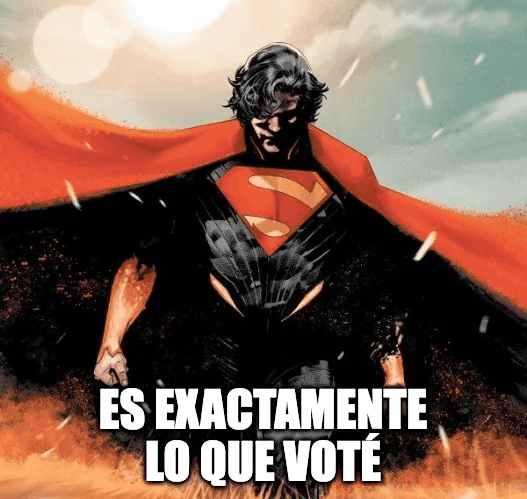 Dark Superman It's Exactly What I Voted For