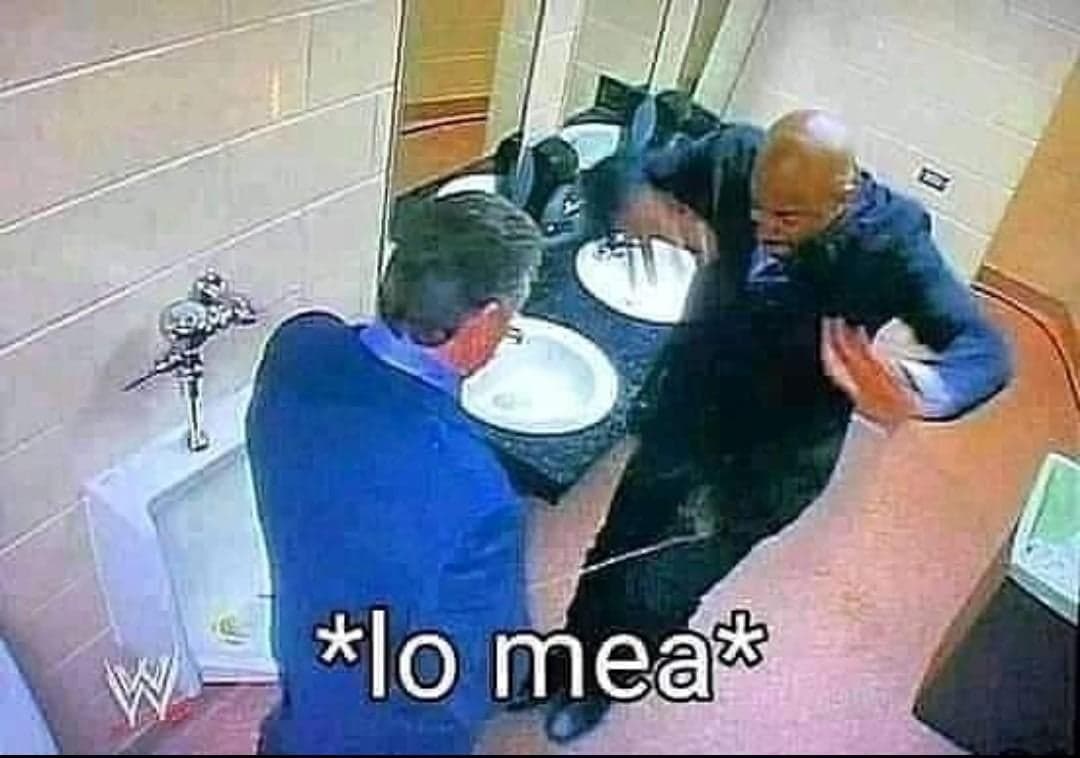 WWE Bathroom Ambush Gets Pissed On
