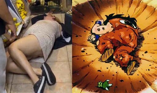 Drunk Guy Accidentally Does the Yamcha