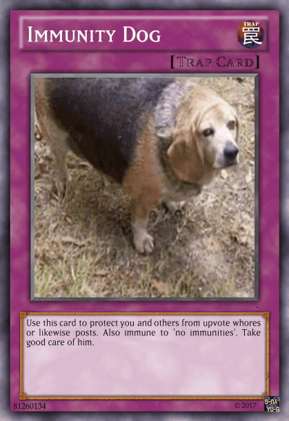 Immunity Dog Blocks All Karma Farming