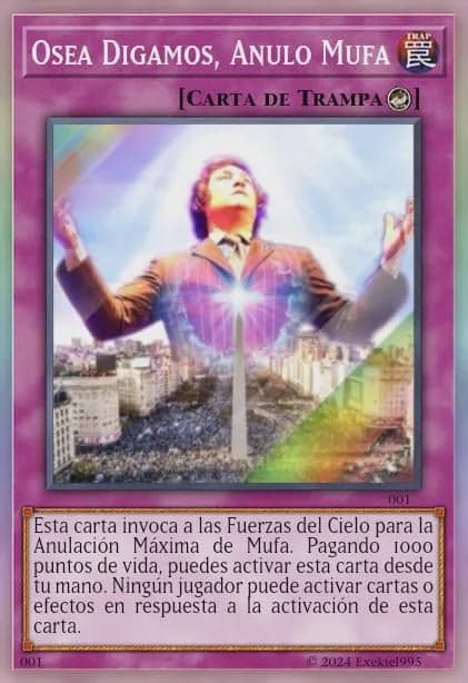 Milei Invokes Heaven to Cancel Bad Luck